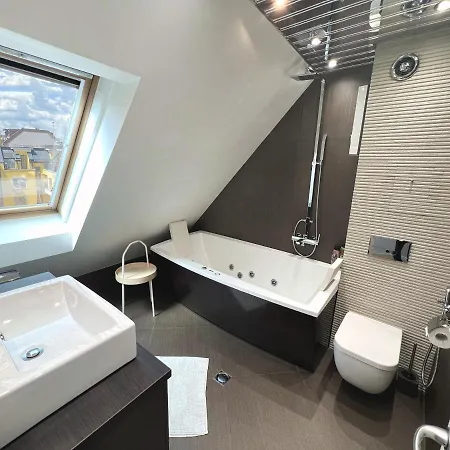 Unique Luxurious Jacuzzi Penthouse Duplex In Center! 2 Baths! Free Parking! Apartment *